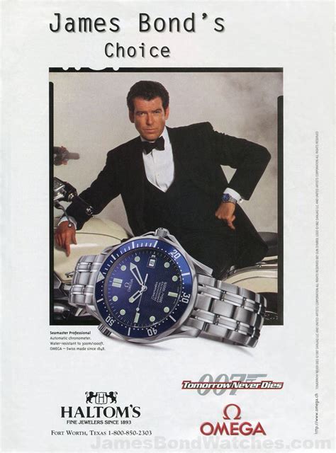 pierce brosnan omega watch|tomorrow never dies omega watch.